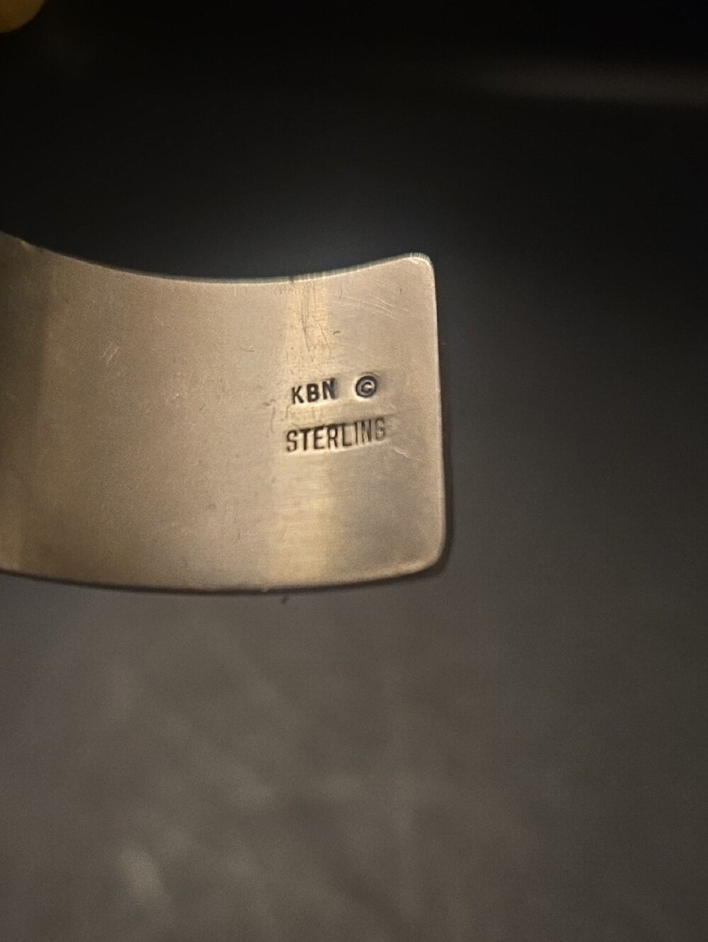 Stunning Vintage Hopi Silver Kabana Cuff Bracelet - Picture 3 of 10